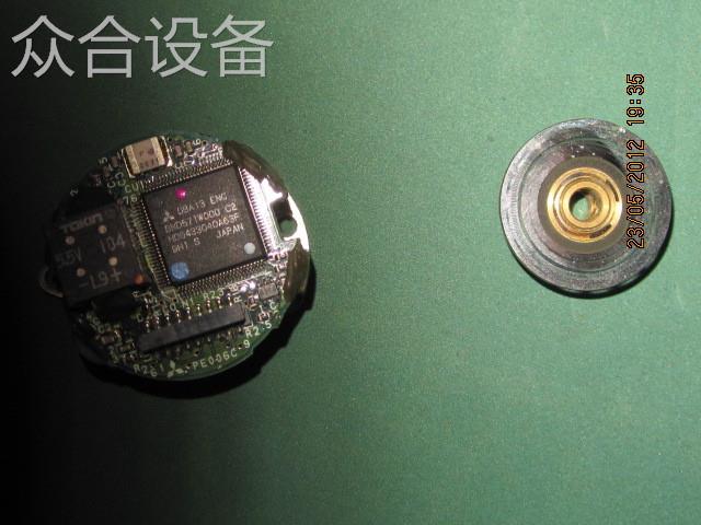 Mitsubishi Servo Motor HA - FF63 encoder with disc has been tested for warranty