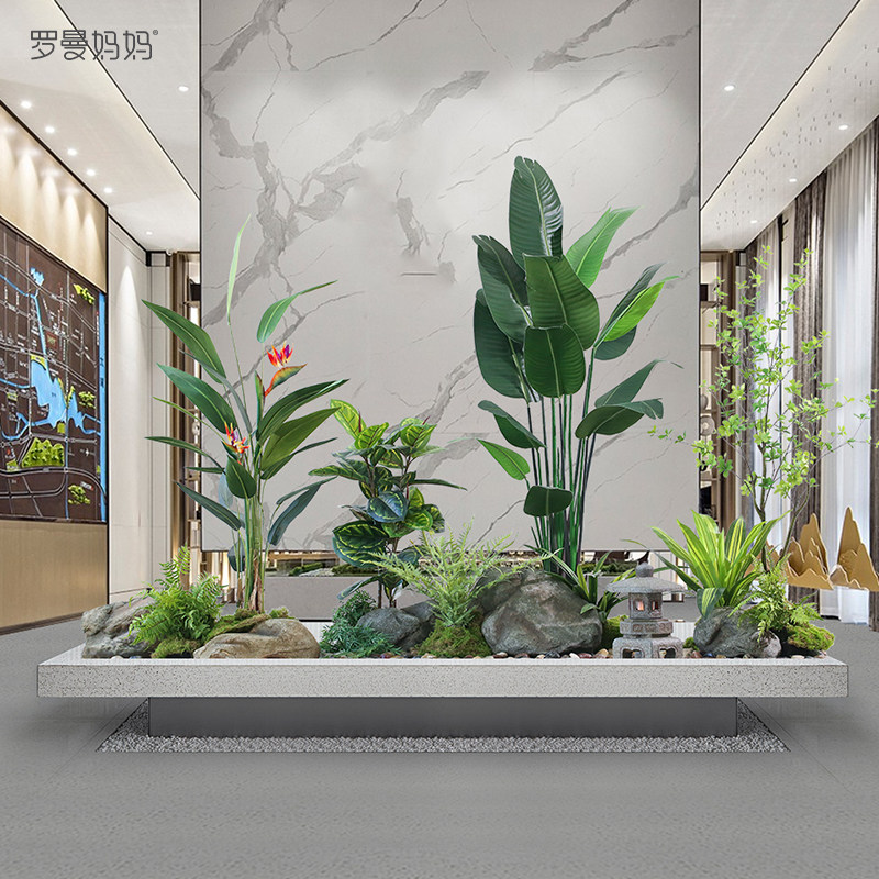 Nordic Ins simulation plant Potted plant Banana Hanging Bell Fake Green Planting Landscape Indoor Landscape Floor Window Decoration-Taobao