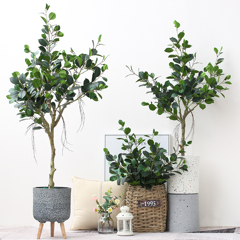 Roman Mom Nord in Simulated Plant Decoration Large-scale potted panda Banyan Tree Fake Green Plant