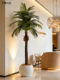 High-End Large-Scale Bionic Green Plants, Modern Light Luxury Pineapple and Phoenix Tail Palm Potted Plants, Indoor Soft Decoration Ornaments
