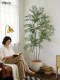 2026 New Top Ten High-End Light Luxury Artificial Green Plants Indoor Large-Scale Simulated Tree Floor-Standing Bonsai Decoration