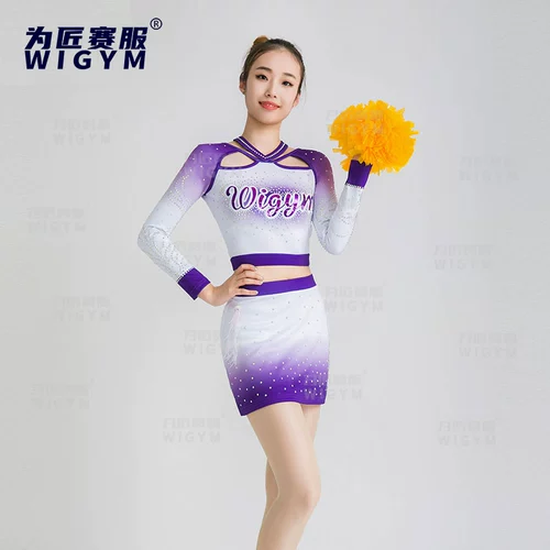 为匠赛服 2022 Осень Новый Цветочный мяч Черлидинг униформа джазового танцевального конкурса.