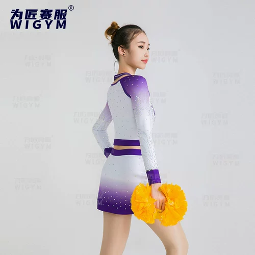 为匠赛服 2022 Осень Новый Цветочный мяч Черлидинг униформа джазового танцевального конкурса.