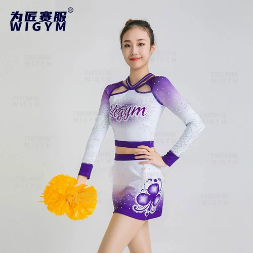 为匠赛服 2022 Осень Новый Цветочный мяч Черлидинг униформа джазового танцевального конкурса.