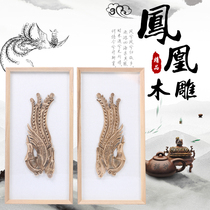 Vertical porch mural new Chinese style decorative painting physical painting classical Chinese sofa background decorative painting Clearance