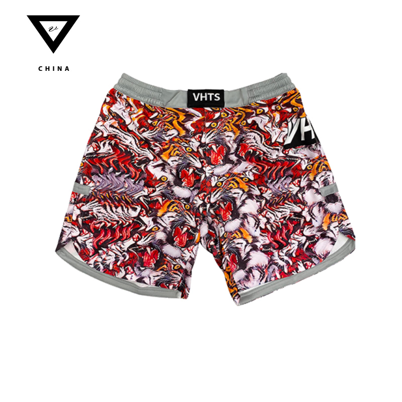 Spot VHTS Brazilian Jiu Jitsu wear-resistant shorts Trippy Tiger