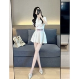 Летняя одежда, костюм, комплект, подходит для подростков, в западном стиле, А-силуэт