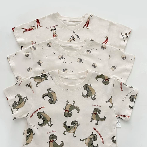 Детская пижама, летний тонкий хлопковый комплект, брендовые детские шорты подходит для мужчин и женщин