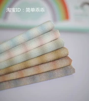 [28] Vải quilting Tự nhuộm vải làm bằng tay 6 màu nhỏ gradient vải bông nhuộm đầu tiên vai cotton