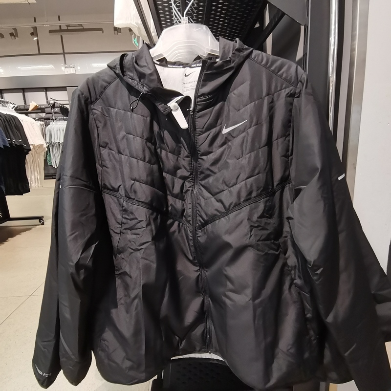 Nike/Nike Men's Sports Training Casual Warm Hooded Windproof Thin Cotton Jacket Dd5645-010 Nike/Nike Men's Sports Training Casual Warm Hooded Windproof Thin Cotton Jacket Dd5645-010