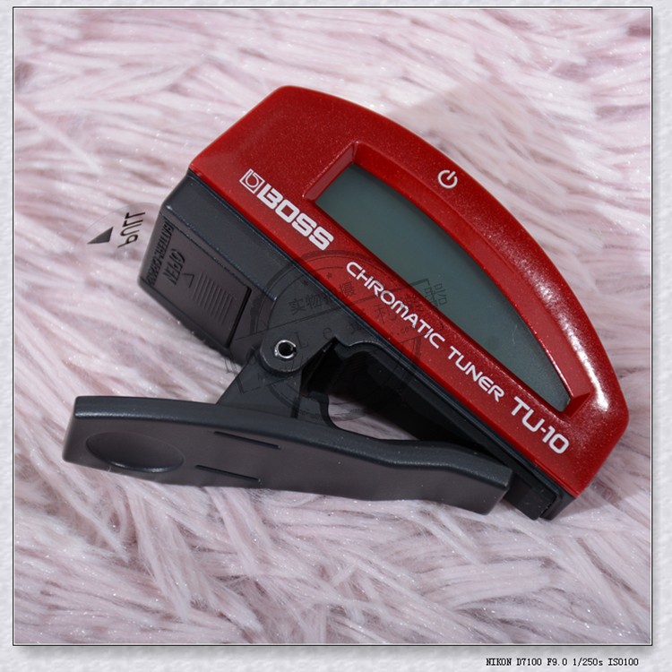 List price 9 fold BOSS TU-10 TU10 qin hairpin Genuine Color School Sound half-tone-tone tuning table