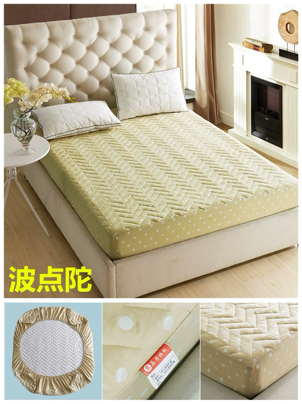 Chín hươu Fort dày DN giường bông Simmons / nệm bảo vệ bedspread / tấm ga trải giường miễn phí vận chuyển Covers trượt giường ngủ - Trang bị Covers Mẫu ga phủ giường