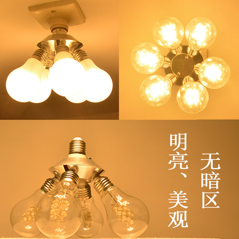 Energy-saving bulb led lighting super high brightness led bulb creative e27 screw mouth living room home bulb super bright LED light