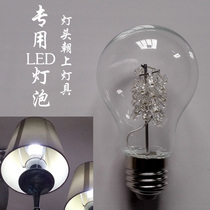 American European-style chandelier bulb energy-saving warm yellow warm white light transparent glass E14E27 screw LED bulb customization