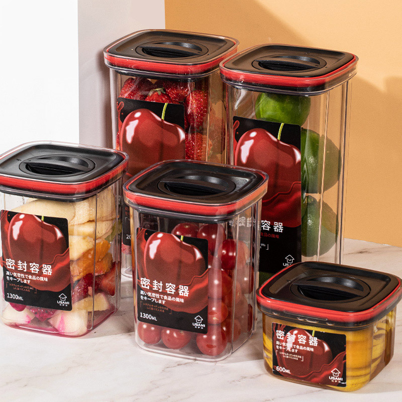 Seal Tank Five Cereals Miscellaneous Grain Intake Box Dry Goods Plastic Non Glass Storage Tank With Lid Food Grade Bee Bottle Jars