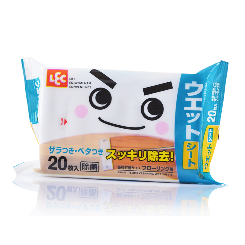 Japan imports LEC floor cleaning wipes mop replace tissue for disposable electrostatic dust paper 20 pieces