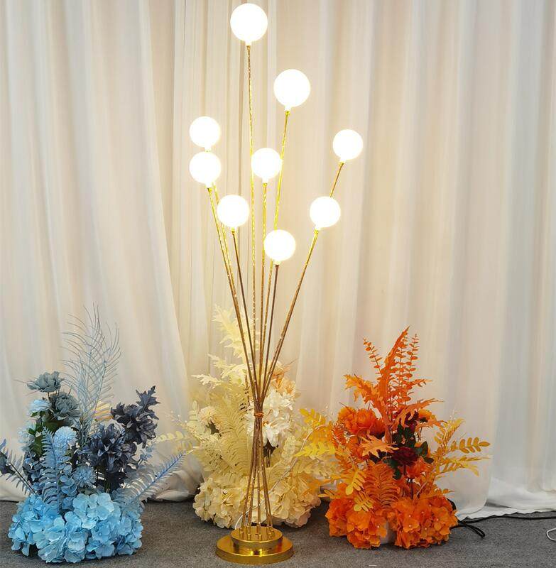 Wedding Wedding Props Iron Art Happiness Fruits Shine Apple Tree Road Leading Light Arrangement Pendulum to decorate the Apple lamp Ball