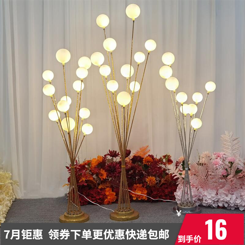 Wedding props happiness fruit tree apple tree road guide lamp wrought iron decorative ball lamp dragon ball lamp arrangement ornaments