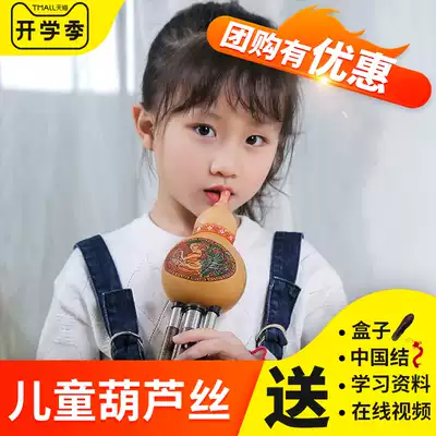 Famous Sen Hulusi Musical Instrument Primary School Children Beginner c Down B Tuning Adult Hulusi Musical Instrument Professional Performance Type