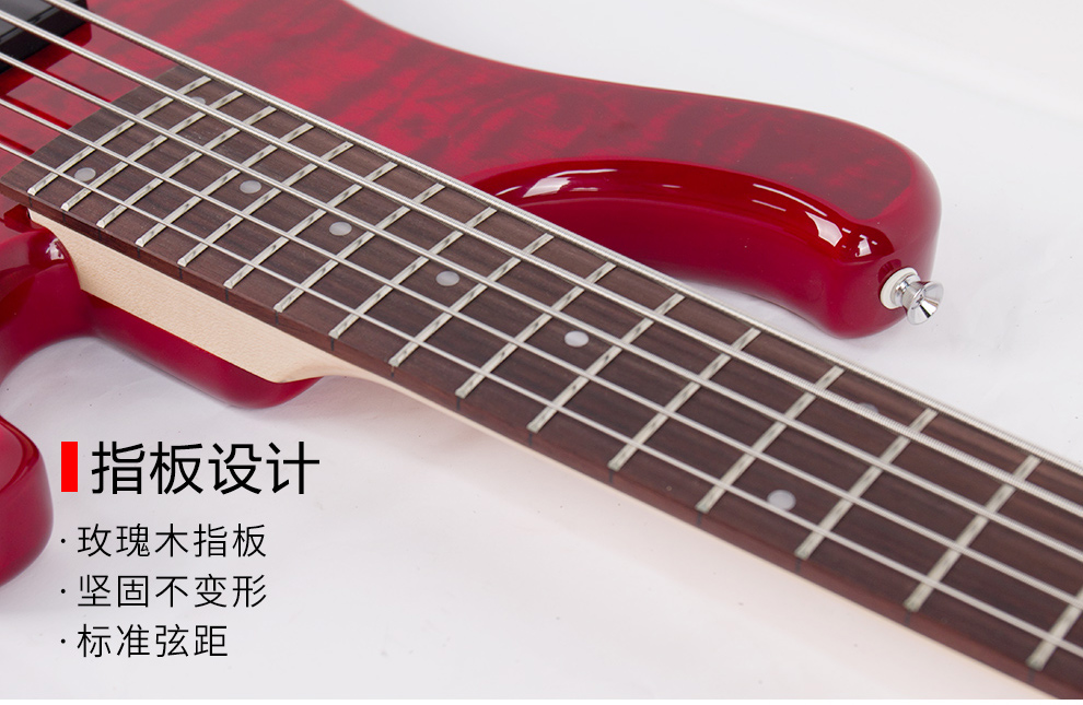 Matador bass bass bass bốn dây năm dây nhạc cụ guitar người mới bắt đầu tích cực đón âm trầm hiệu suất chuyên nghiệp - Nhạc cụ phương Tây trống bo
