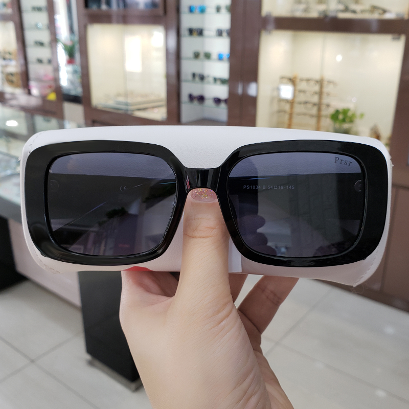 2021 New Pasha Sunglasses Fashion Retro Large Frame Square Women's Trendy Polarized Sunglasses Can Be Matched With Myopia PS1034