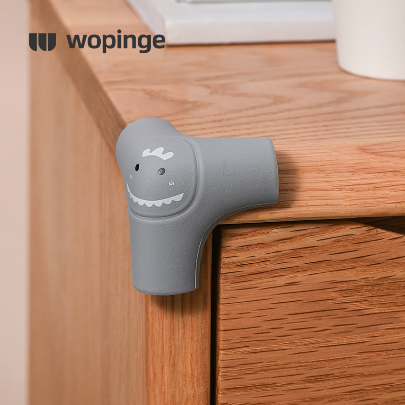 Child Crashworthiness Corner Anti-Bump Tea Table Bag Corner Cartoon Silicone Gel Safety Protection Corner range hood anti-touch head