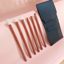 Cangzhou Soft Hair Eye Shadow Brush 6 Piece Set Eye Makeup Smudge Reclining Silkworm Eyeliner Blade Eye Detail Small Makeup Brush
