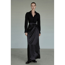 UNSPOKEN Half-body dress Women 2022 Summer new design sensation Little crowdpledresses Dress Texture Dresses