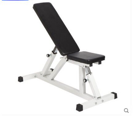 Adjustable multi-function dumbbell stool supine board Home men's fitness bench press training stool Barbell bed fitness chair
