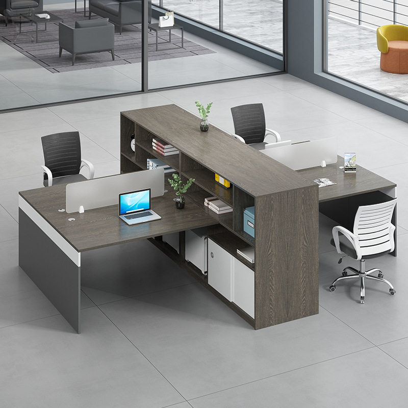 Office furniture spot wholesale staff staff desk card seat computer desk chair financial desk single four people