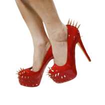 16CM super high heels European and American foreign trade fashion sexy rivet womens shoes large size womens shoes