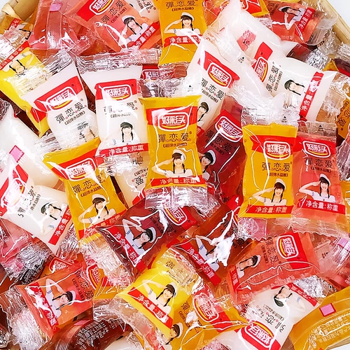 小样 Хороший цвет головы Love Crystal Candy 100G*6 мешков с клубничным апельсиновым манго виноградный кислый стиль сливовой желе