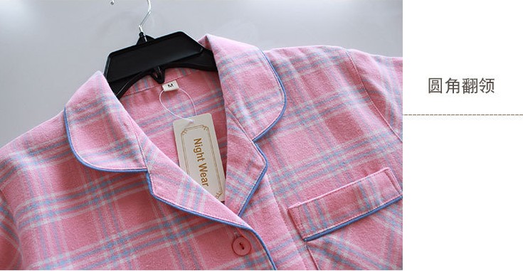 Đàn ông và phụ nữ cotton sanding đôi nhung đồ ngủ đôi mẫu quần cotton dài tay phục vụ nhà mùa thu đông shop đồ đôi nam nữ