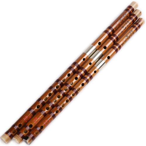 铁心迪 Профессиональный бренд Zhenpin Performance Flute Bitter Bamboo Flute Hand -Friendly Cross Flute High -End High -end High -Fend Musical Instruments