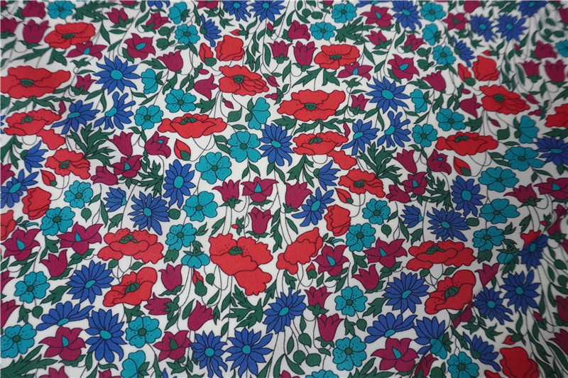 товар из китая 【壹布客】英国liberty进口argyll swim泳衣面料 poppy标价为10cm