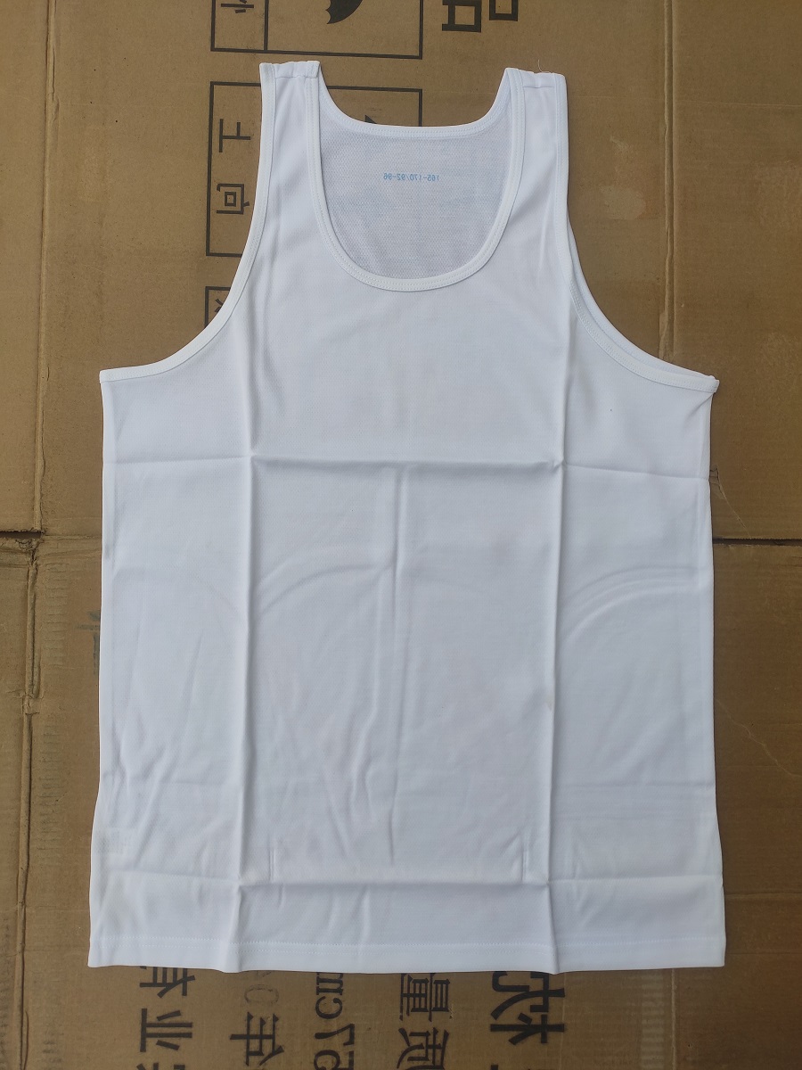 Stock White Vest Hurdles Vest Breathable Quick Dry