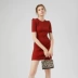 SNIDEL 2018 mùa thu và mùa đông sản phẩm mới Dệt Kim slim dress SWNO184040