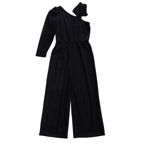 Черный комбинезон, колготки, блестки для ногтей, платье, Испания, в западном стиле