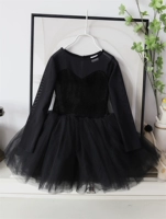 N1262-черное платье