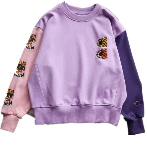 50 % скидка Ted Price Big Chao Family Alphabet Emelcodery Little Tiger Sweater ab рукав цвет васоло
