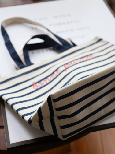 Японский ретро вместительный и большой хлопковый водонепроницаемый шоппер, сумка на одно плечо