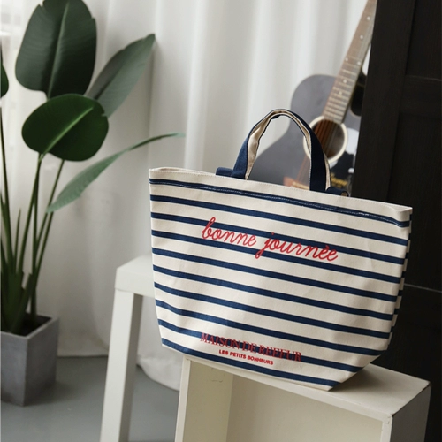 Японский ретро вместительный и большой хлопковый водонепроницаемый шоппер, сумка на одно плечо