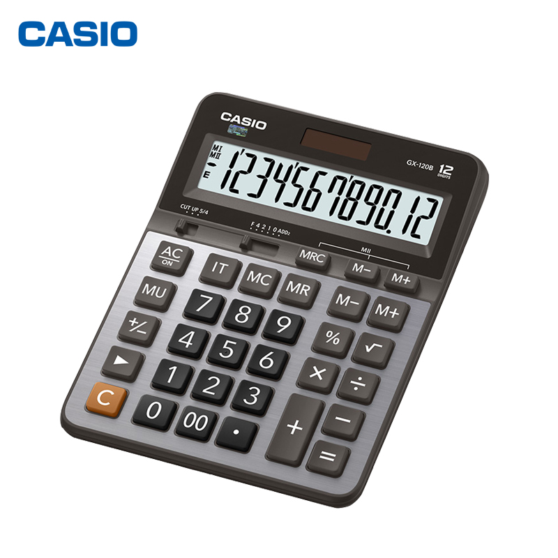 CASIOCASIOGX-120S Calculator Large Office Business Computer New GX-120B Live-action Voice Calculator Big