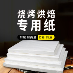 Barbecue Paper, Silicone Oil Paper for Grilling, Baking Parchment Paper, Oven Baking Oil-Absorbing Paper, Food-Specific Oil Paper for Home and Commercial Use