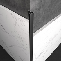 Holding Yong closing edge Yang corner line tile decorative strip edge banding strip closing floor pressure strip aluminum metal strip black