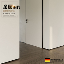 With Yong Wood Wood Skirting Aluminum Alloy Sticker Skirting Footrest Wall Ash Closing Embedded Concealed Underfoot Wire Black