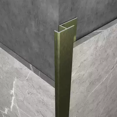 Zhiyong edge strip Tile anti-collision guard Strip Edge strip Pressure strip Floor strip Edging strip Edge strip Champagne aluminum alloy edge strip