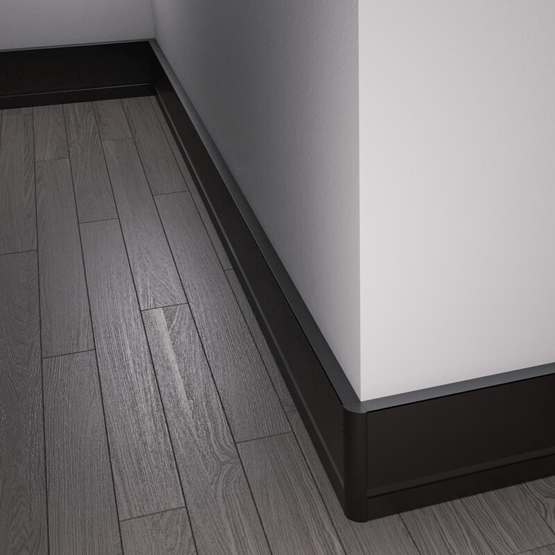 Holding Yong skirting 68 floor floor footline waterproof stainless steel skirting corner wire warm wall sticker aluminum alloy genus