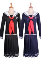 Spot new projectile theory broken 2 rounds of dance Yuko Kawakawa cos suit jk uniform cosplay anime costume female