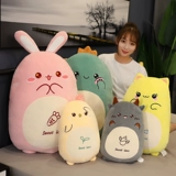 Плюшевый кролик, милая игрушка, кукла, талисман для сна, съёмная подушка, год кролика, талисман года